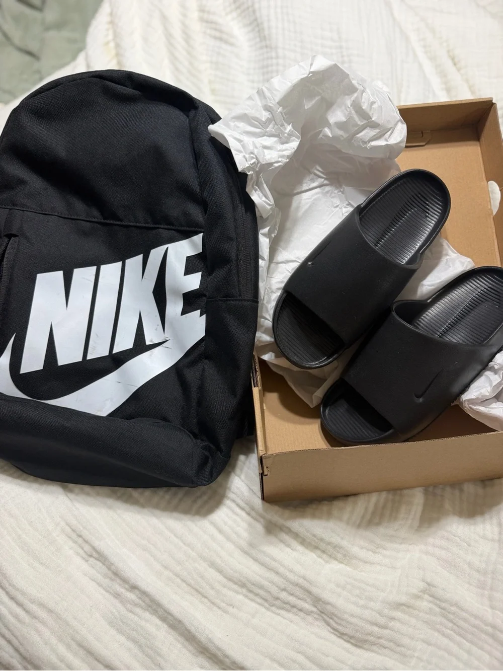 🖤 Nike Calm Slides – Black/Black – Brand New in Box